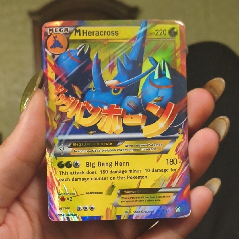 Mega Heracross Pokémon Card